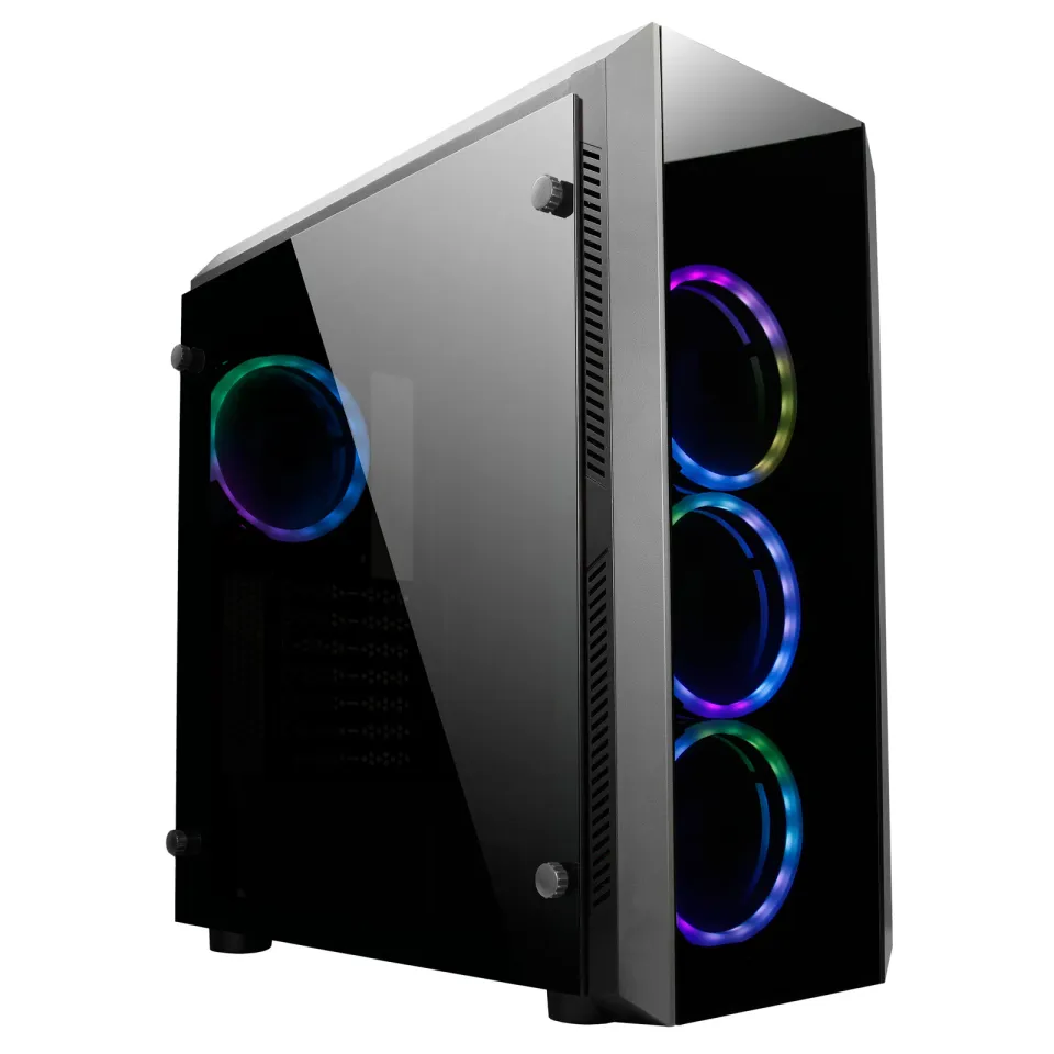 CHIEFTEC MidT Scorpion II GL-02B-OP / ATX / 2x USB3.0 / 1x USB2.0 / bez zdroje / průhledná bočnice / černá