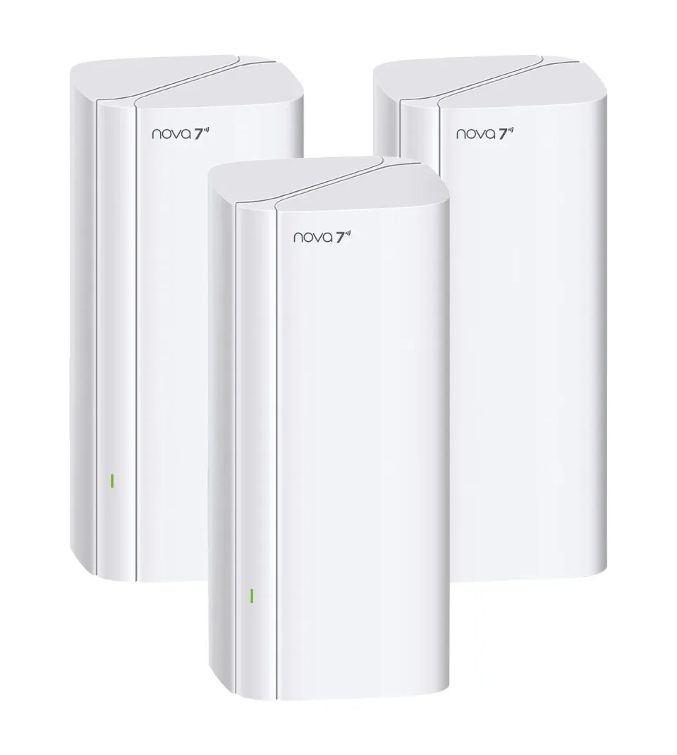 Tenda Nova ME3 Pro (3-pack) WiFi 7 BE3600 Mesh Gigabit system, router, 9x GLAN/GWAN, VPN, CZ app