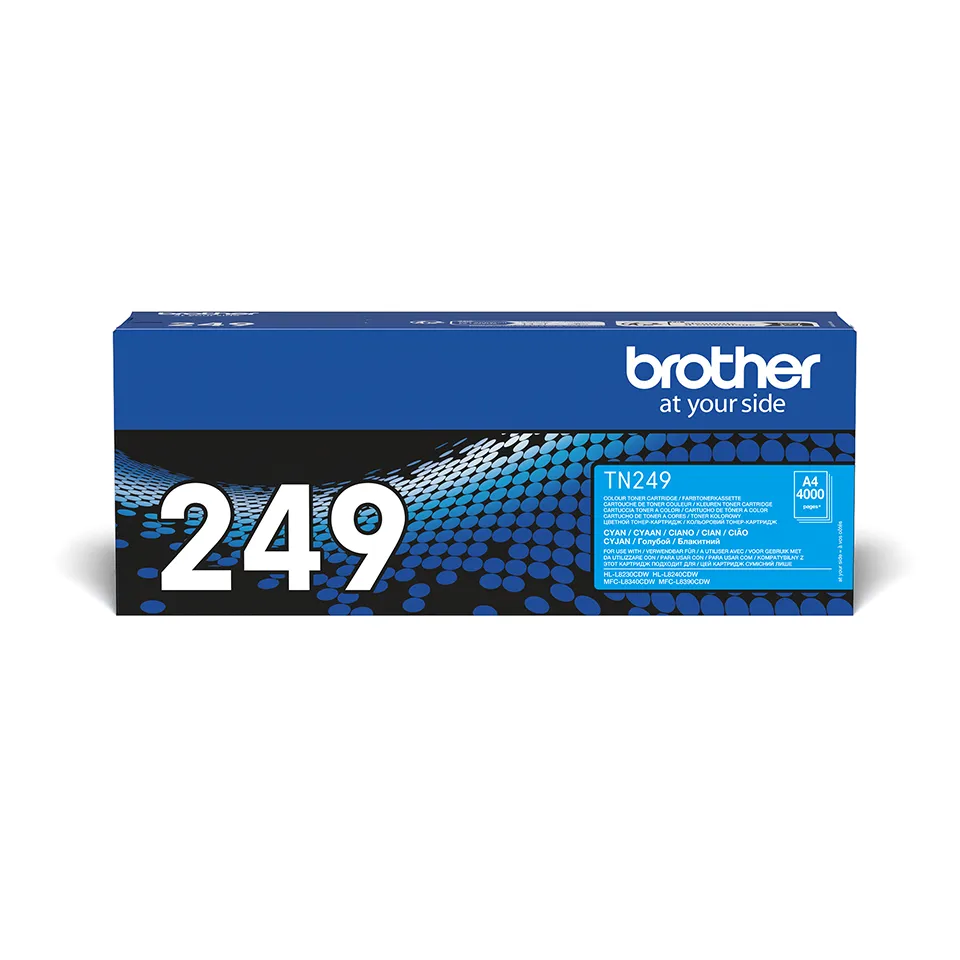 Brother - TN249C cyan toner (až 4000 stran)