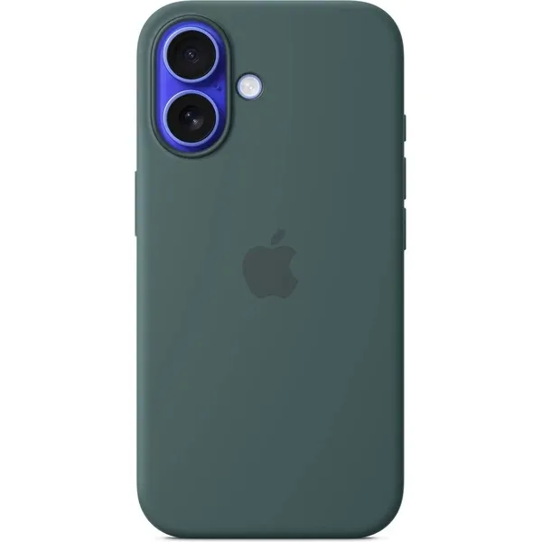 iPhone 16 Silicone Case with MS - Lake Green / SK