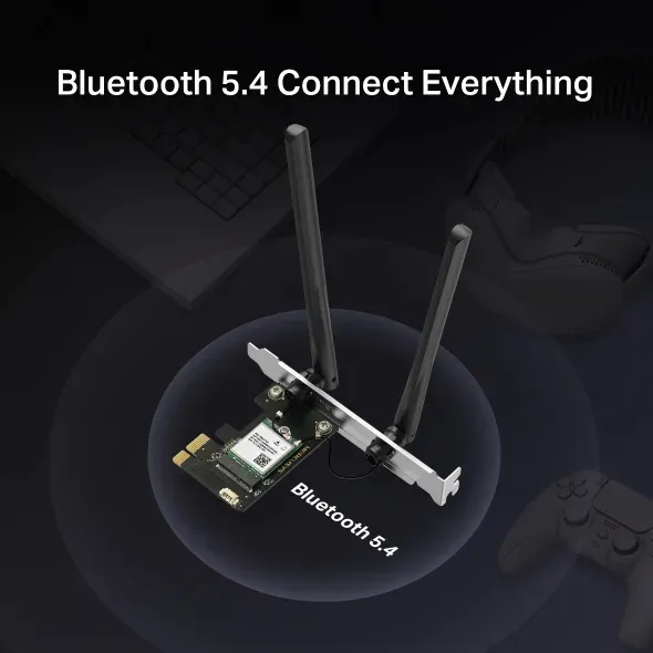 Mercusys MA70XE - Wi-Fi 6 PCIe adaptér s Bluetooth 5.4 AX1800