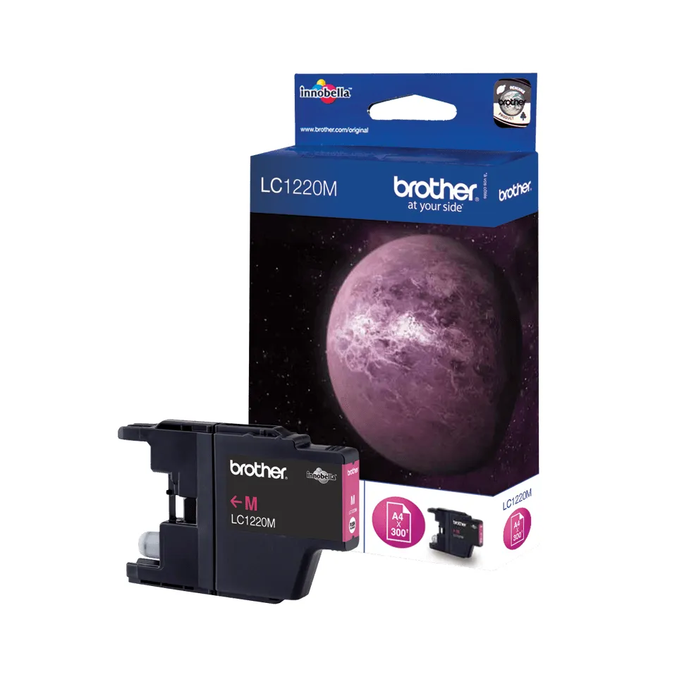 Brother LC-1220M (ink. magenta, 300 str. @ 5%)