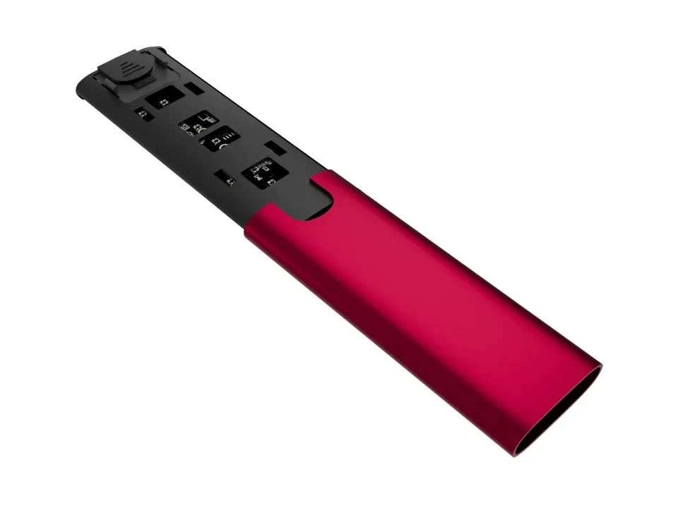 Externí box pro SSD Natec RHINO M.2 NVME LITE USB-C 3.2 GEN 2, hliníkové tělo, RUBY RED