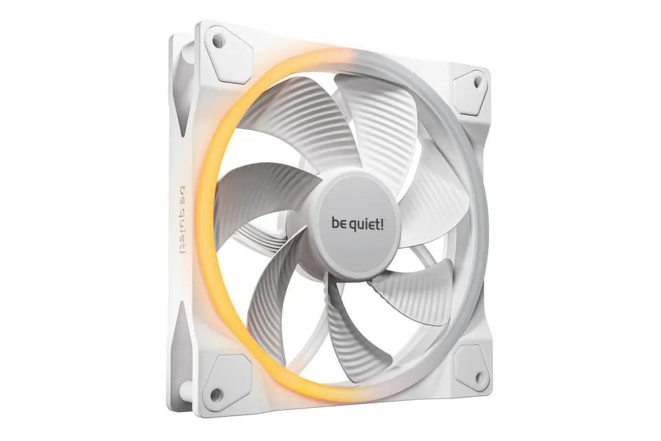 Be quiet! / ventilátor Light Wings 140mm PWM Reverse / 140mm ARGB / PWM / bílý
