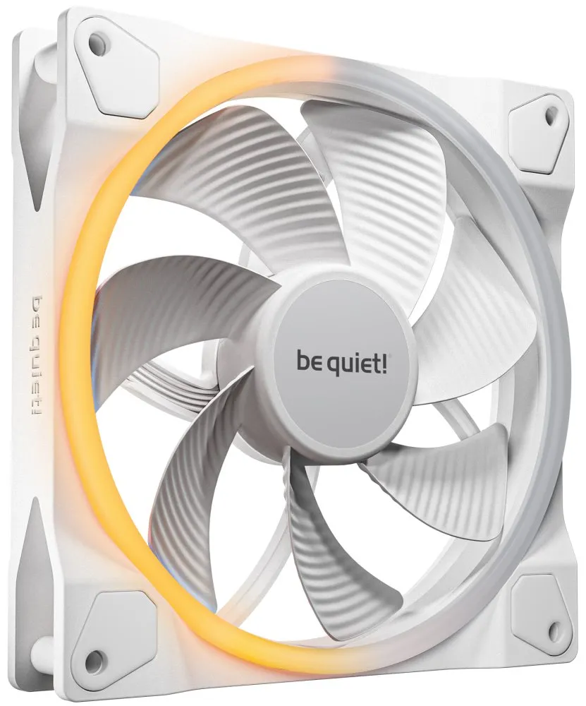 Be quiet! / ventilátor Light Wings 140mm PWM Reverse / 140mm ARGB / PWM / bílý