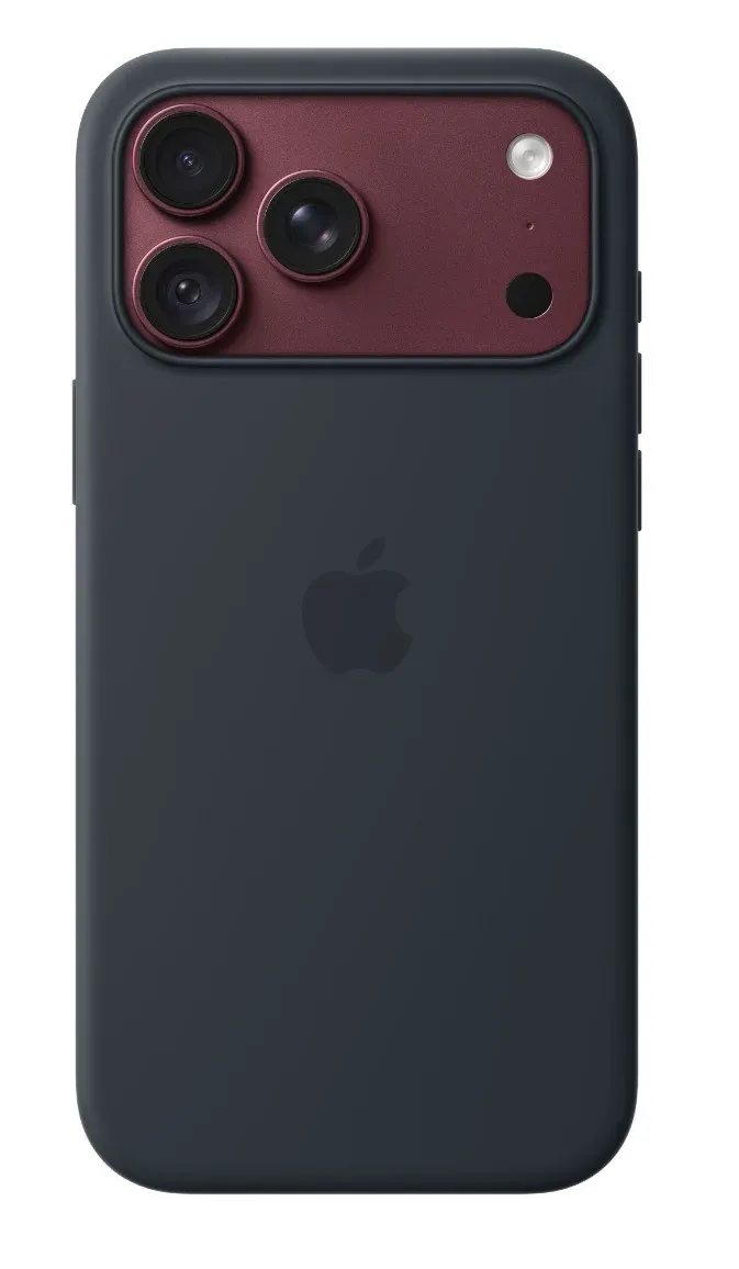 iPhone 18 Pro Max Silicone Case with MS - N.Blue