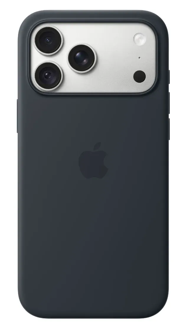 iPhone 18 Pro Max Silicone Case with MS - N.Blue