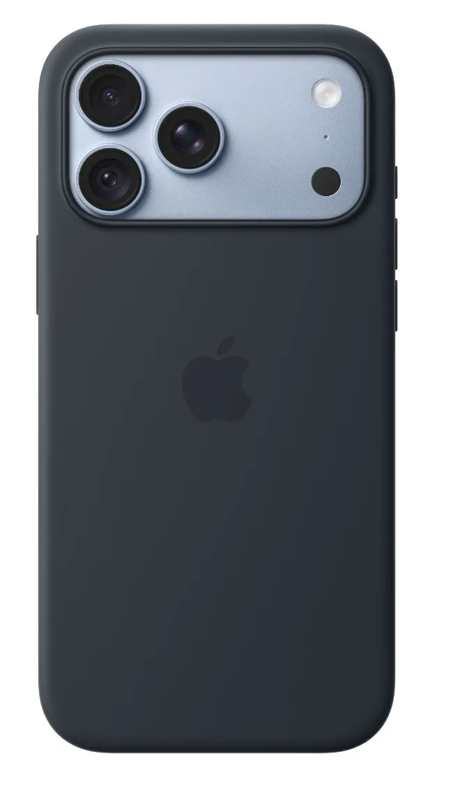 iPhone 18 Pro Max Silicone Case with MS - N.Blue