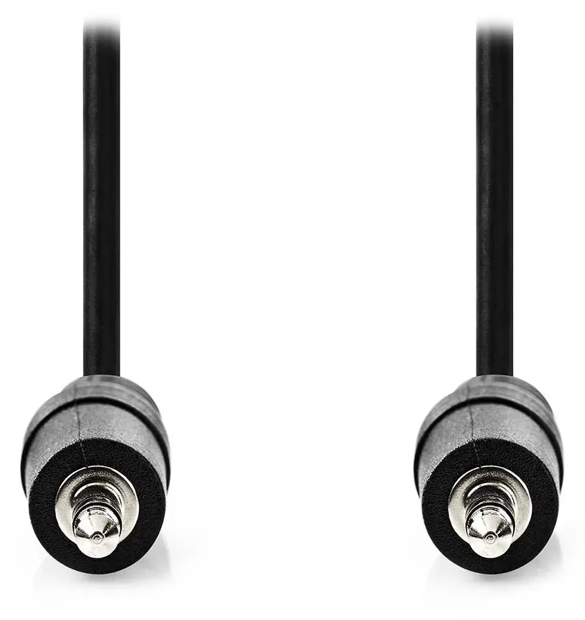 NEDIS stereo audio kabel/ 3,5mm jack zástrčka - 3,5mm jack zástrčka/ černý/ bulk/ 1m