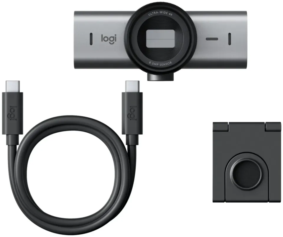 Logitech webkamera MX Brio/ 4K/30fps / 1080p/60fps/ graphite
