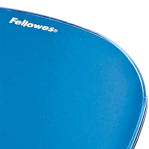 Fellowes podložka pod myš a zápěstí CRYSTAL gelová modrá