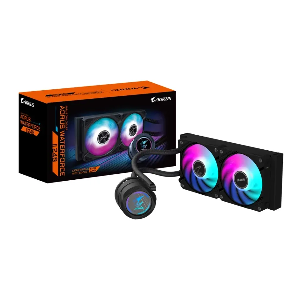 GIGABYTE vodní chladič AORUS WATERFORCE II 240 120mm ARGB