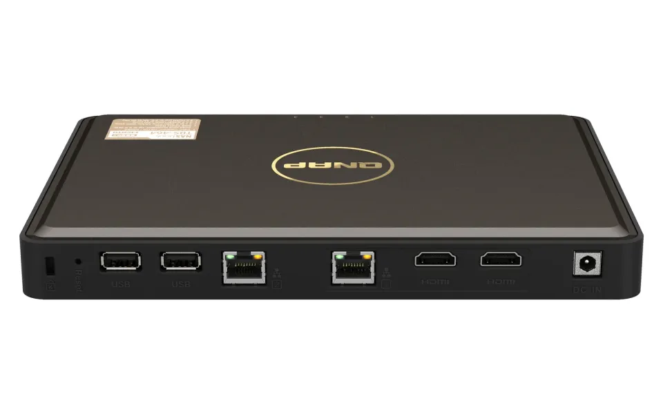 QNAP TBS-464-8G (4core 2,9GHz, 8GB RAM DDR4, 4x M.2 NVMe slot, 2x 2,5GbE, 5x USB, 2x HDMI 2.0 4K)