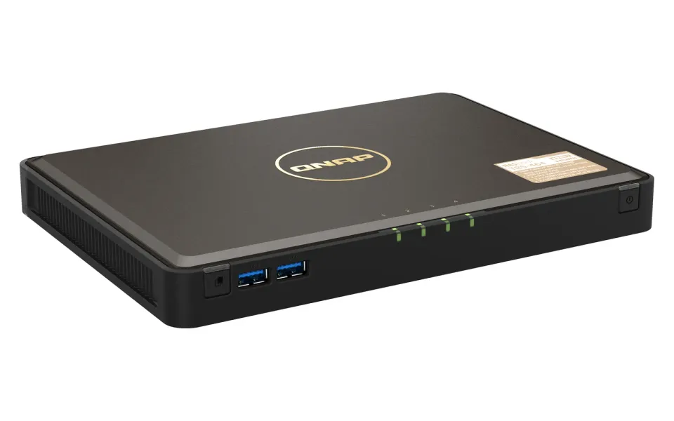 QNAP TBS-464-8G (4core 2,9GHz, 8GB RAM DDR4, 4x M.2 NVMe slot, 2x 2,5GbE, 5x USB, 2x HDMI 2.0 4K)