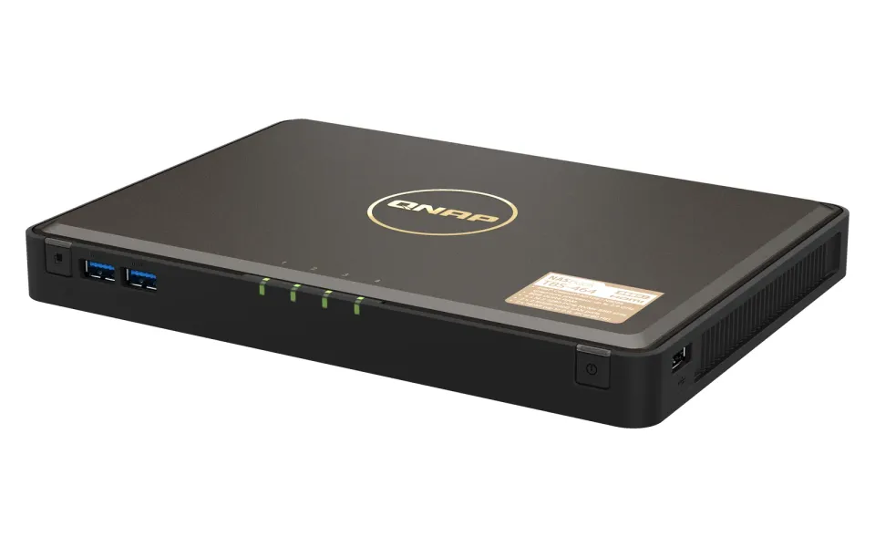 QNAP TBS-464-8G (4core 2,9GHz, 8GB RAM DDR4, 4x M.2 NVMe slot, 2x 2,5GbE, 5x USB, 2x HDMI 2.0 4K)