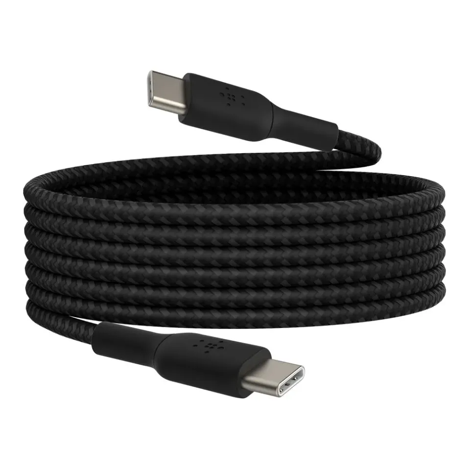Belkin BOOST CHARGE USB-C/USB-C kabel, 15cm, černý - odolný