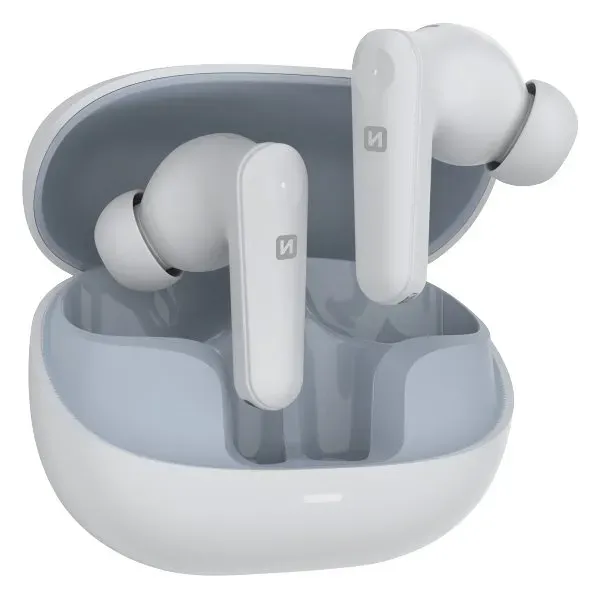 Swissten bluetooth anc sluchátka focus bílá