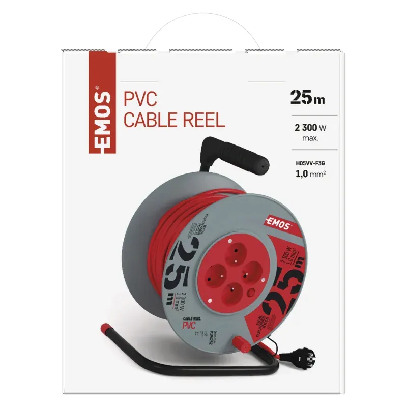 EMOS PVC kabel 25M, 4Z 1,0MM