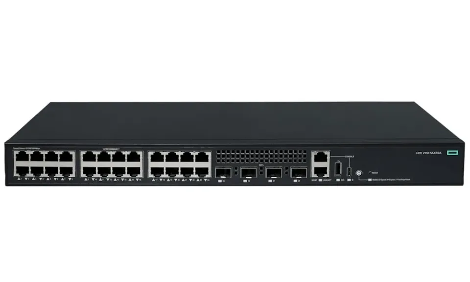 HPE Networking CW 2150 24p 10M/100M/1G 4p SFP+ 1G/10G Switch