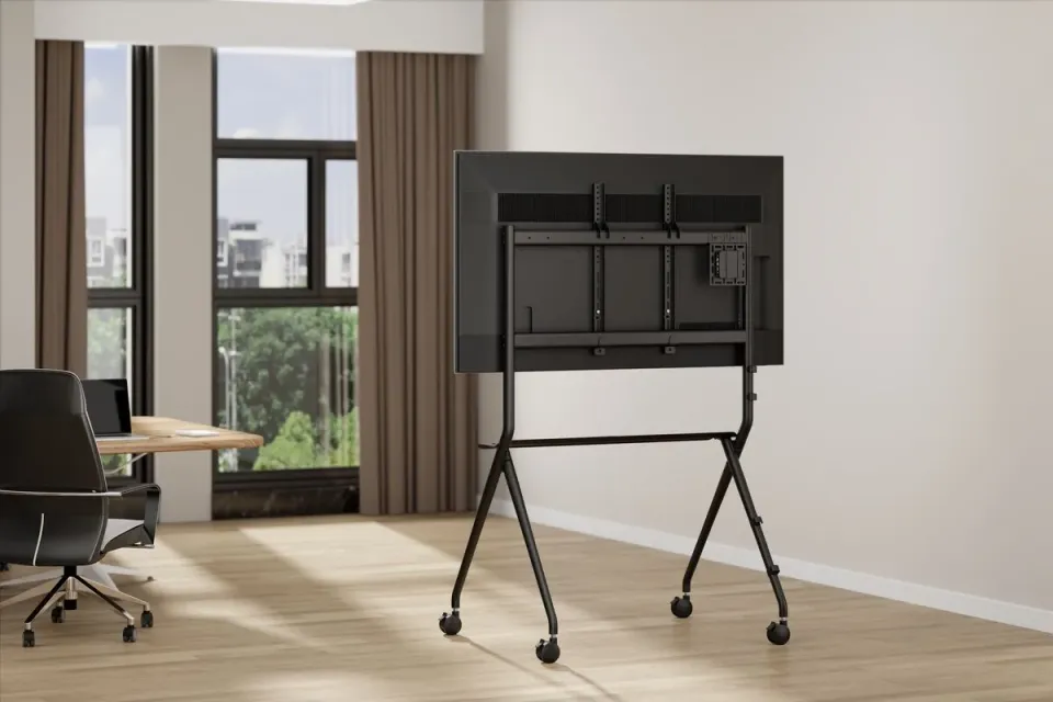 Vogel's ESSENTIAL T1011 pojízdný stojan pro TV 50-86", 80 kg, 141 cm, černý