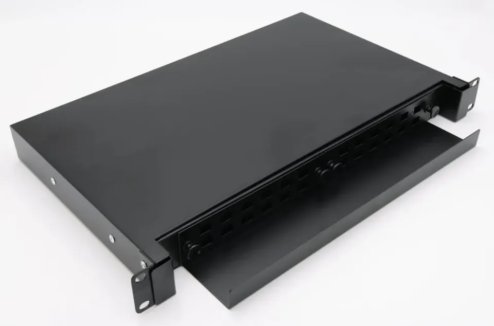 XtendLan 19" optický rozvaděč, 24x SC simplex/24x LC duplex, 2*kazeta pro 12svárů,výsuvný