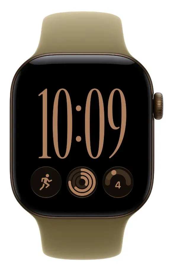 Watch Acc/42/Olive Sport Band - S/M