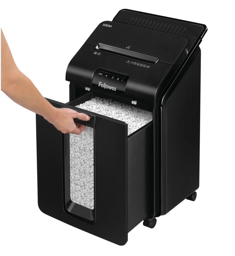 Fellowes Skartovač AutoMax 100 M 10 listů/23L/NBÚ2/křížový řez