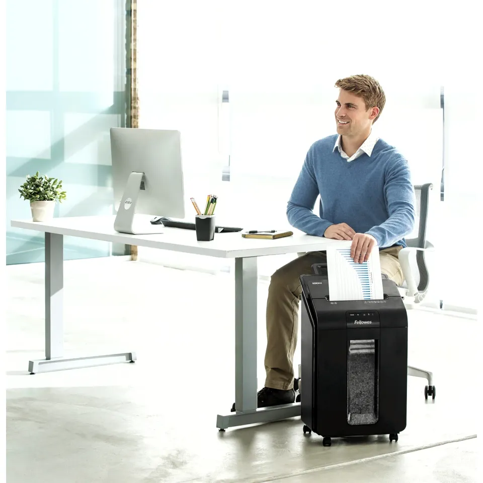 Fellowes Skartovač AutoMax 100 M 10 listů/23L/NBÚ2/křížový řez