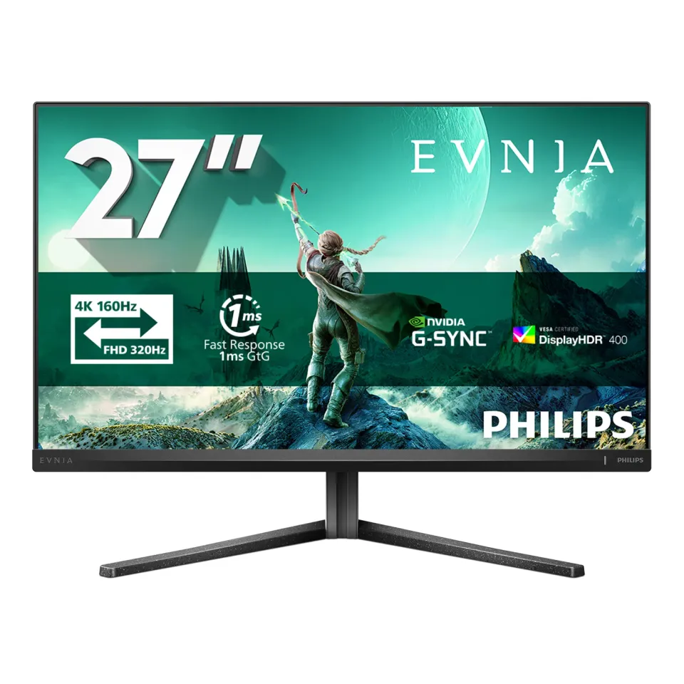Philips Evnia/27M2N3800A/27"/IPS/4K UHD/320Hz/1ms/Šedá/3R