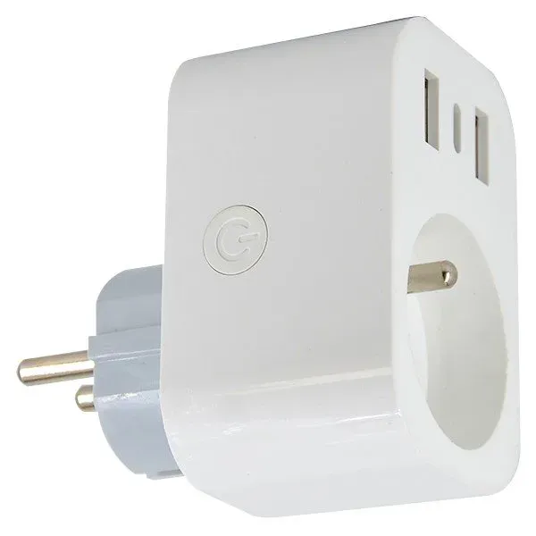 IMMAX NEO SMART chytrá vnitřní zásuvka s kolíkem (typ E)/ 16A/ 2x USB/ 1x USB-C/ Zigbee/ LIDL/ TUYA
