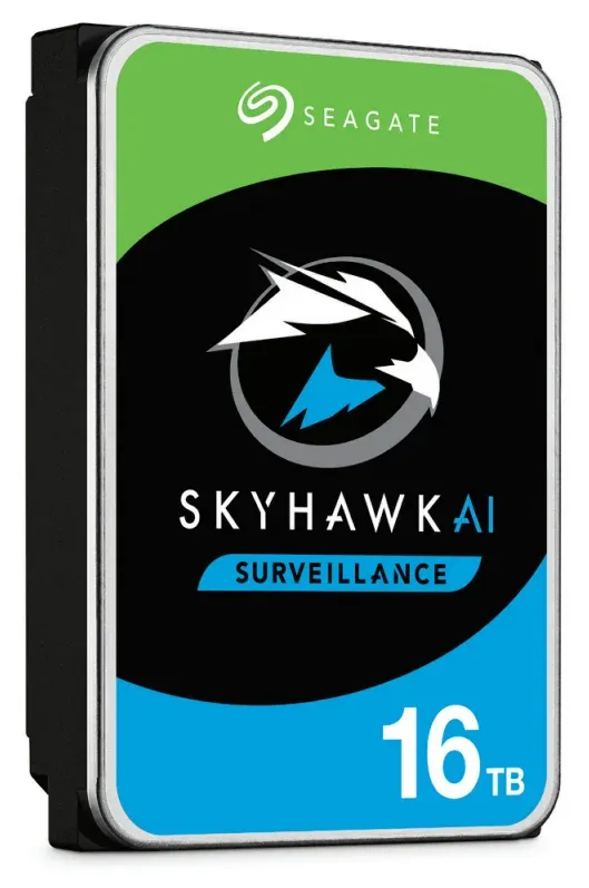 Seagate SkyHawk AI HDD, 16TB, SATAIII, 256MB cache, 7.200RPM