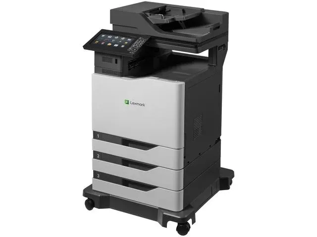 Lexmark CX825dte color laser MFP, 52/52ppm, síť, duplex, dotykový LCD, DADF, fax