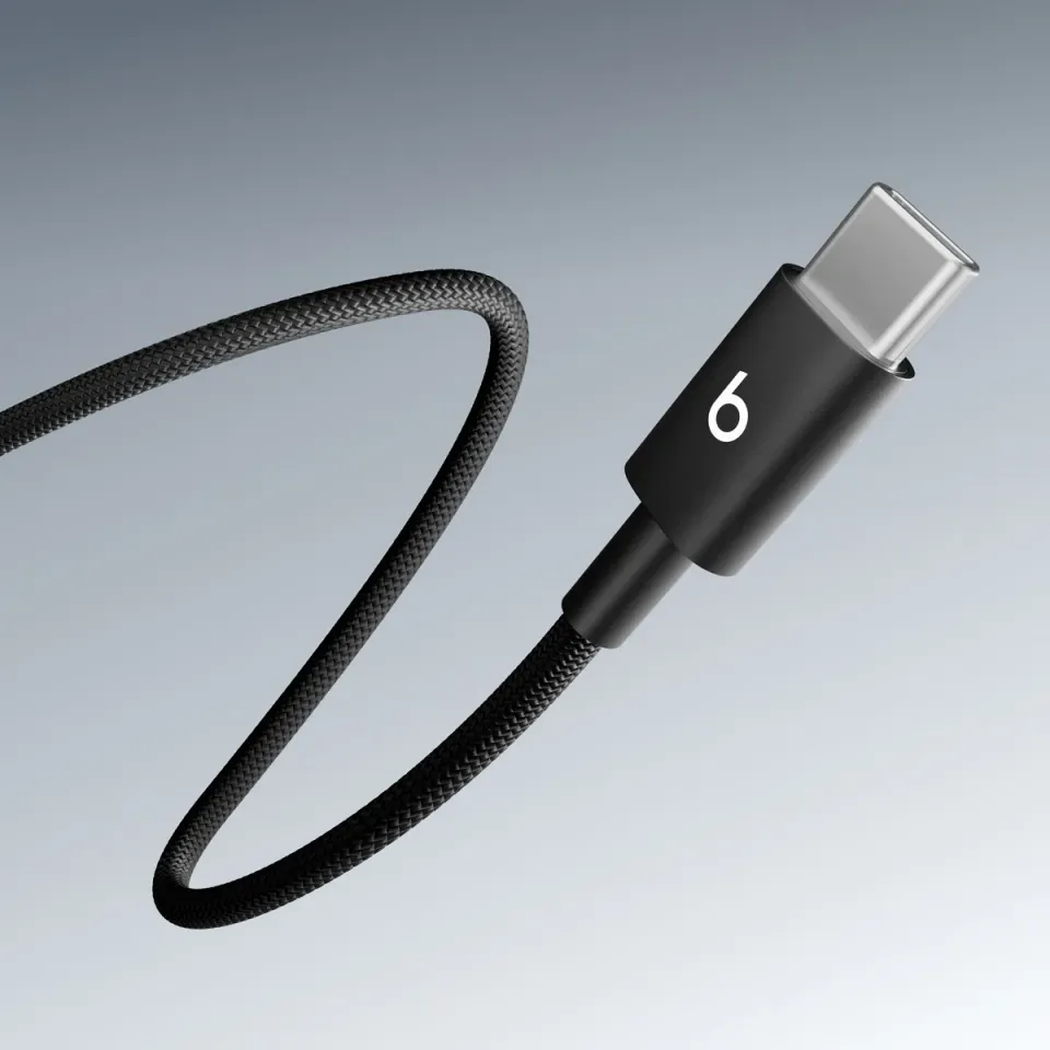 Beats 240W USB-C/USB-C Braided Cable (3m)- Black