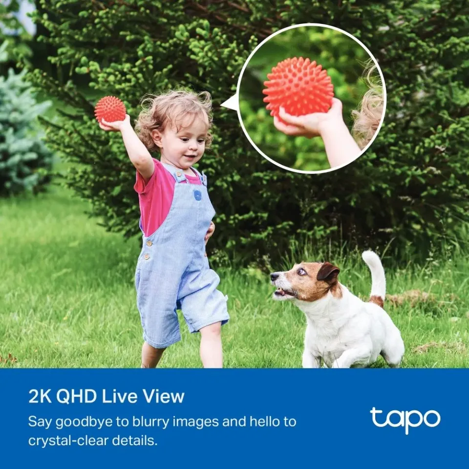 TP-Link Tapo C425 KIT kamera C425 + solární panel A201 (4MP, 2K QHD, 1440p, IR 15m, WiFi, micro SD card, IP66)