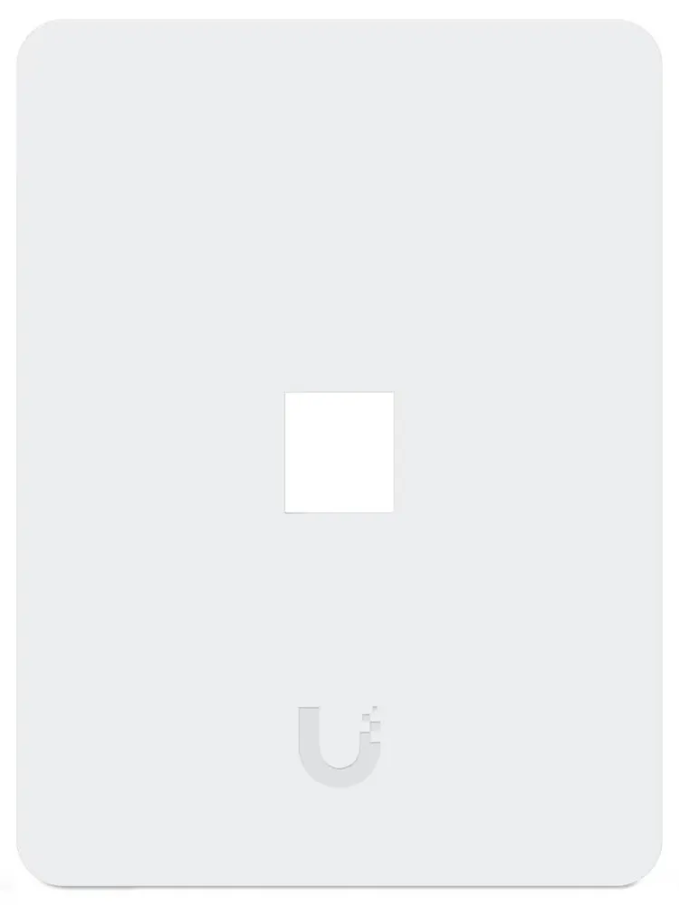 Ubiquiti Universal Paintable 1-Port Keystone Wall Plate Vertical - Krytka pro keystone zásuvky, 1port, sada 4ks