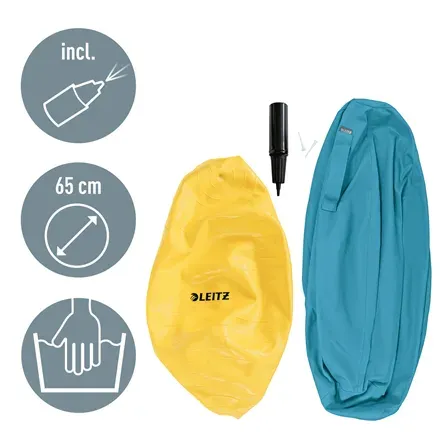 LEITZ Ergonomický sedací míč ERGO Cosy, klidná modrá