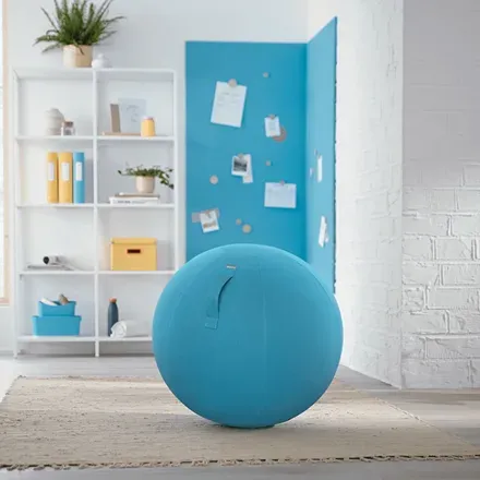 LEITZ Ergonomický sedací míč ERGO Cosy, klidná modrá