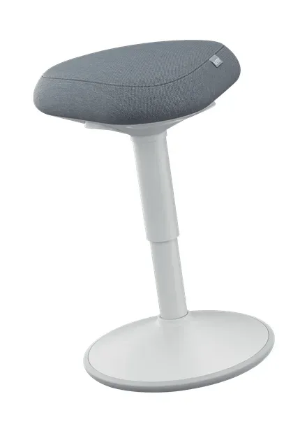 Leitz Ergo ergonomická balanční židle pro sezení, světle šedá