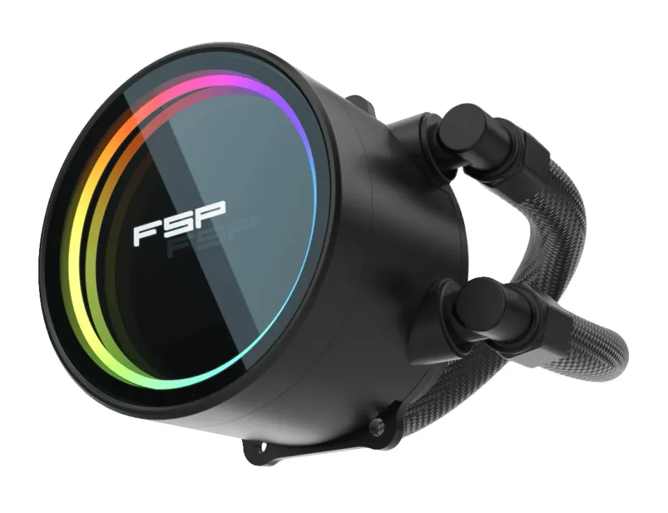 FSP AE24-B 240mm černý – komplexní vodní chlazení CPU s ARGB pro Intel/AMD