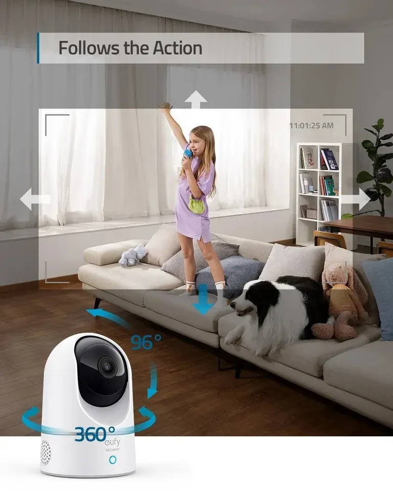 Anker Eufy E220/ Cube/ 2K/ 125°/ IR10m/ AI detekce/ bílá