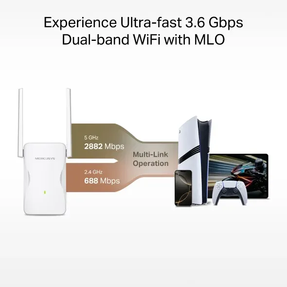 TP-Link Mercusys ME25BE Wi-Fi 7 extender be3600