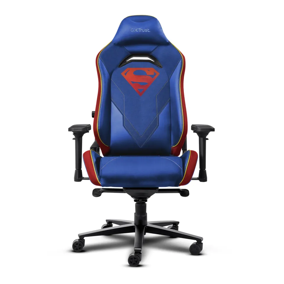 TRUST herní židle GXT 721SM RUYA PRO Superman, modrá