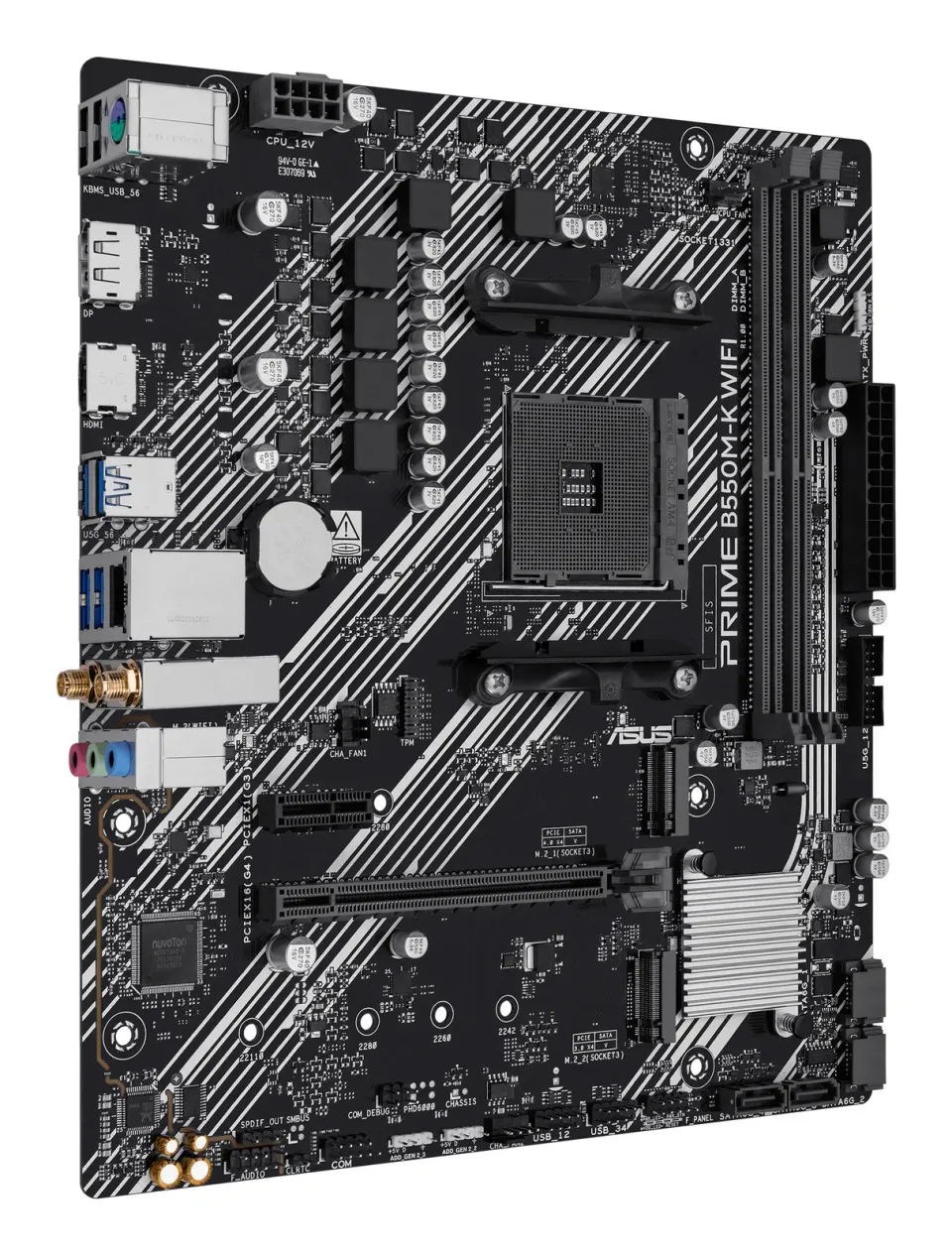ASUS MB Sc AM4 PRIME B550M-K WIFI, AMD B550, 2xDDR4, 2xDDR4, 1xHDMI, 1xDP, mATX