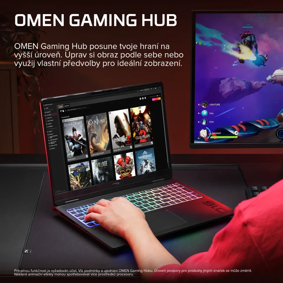 NTB HyperX OMEN MAX 16-ak1002nc, Ryzen AI 9-HX475, 16" 2560x1600 240Hz, 32GB DDR5, SSD 2TB, RTX 5080, Win 11, 2Y Onsite