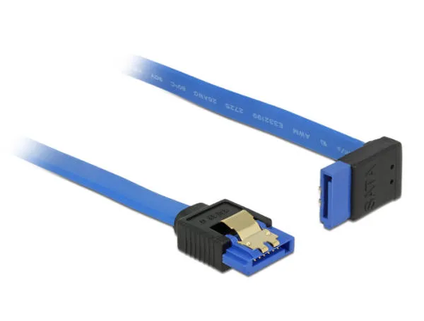 Delock Cable SATA 6 Gb/s receptacle straight > SATA receptacle upwards angled 20