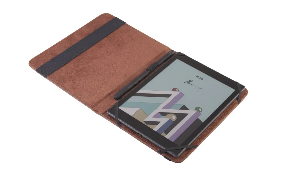 C-TECH PROTECT pouzdro z pravé kůže pro 8" zařízení, RLC-01, hnědé (Pocketbook Inkpad 3/4, Onyx Boox