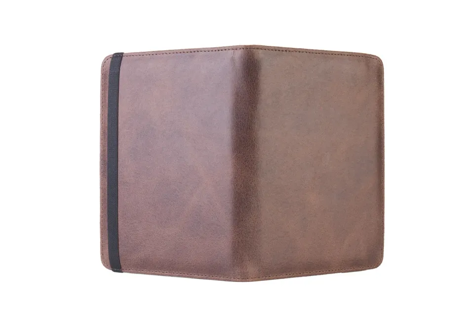C-TECH PROTECT pouzdro z pravé kůže pro 8" zařízení, RLC-01, hnědé (Pocketbook Inkpad 3/4, Onyx Boox