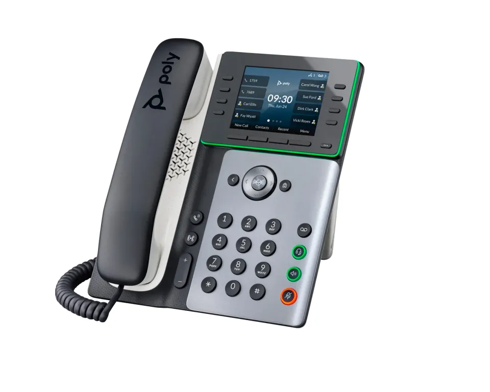 Poly Edge E300 IP telefon s podporou PoE