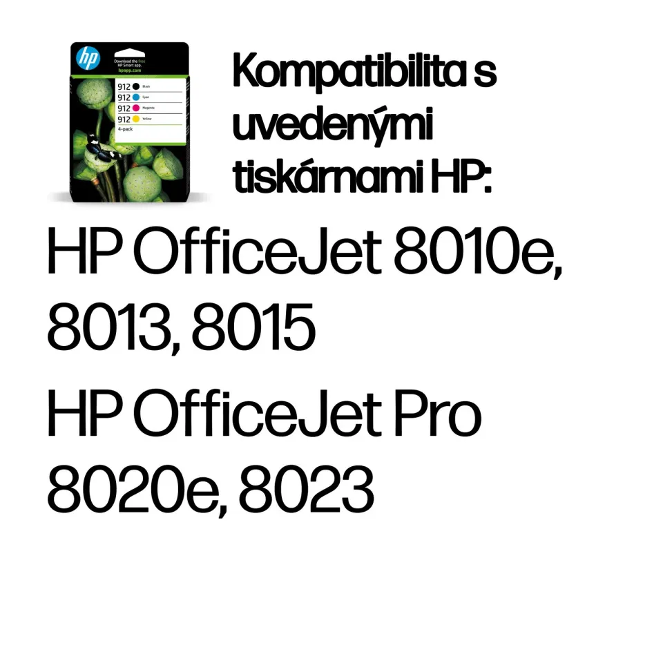 HP 912 CMYK Original Ink Cartridge 4-Pack