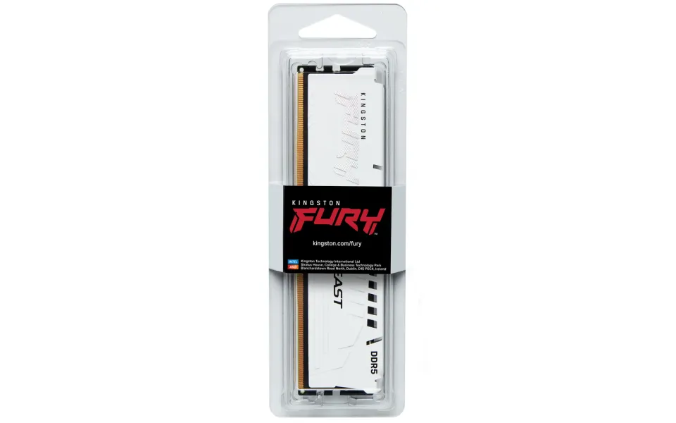 KINGSTON 16GB 6000MT/s DDR5 CL36 DIMM FURY Beast White EXPO